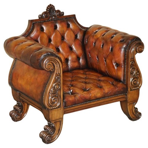 Huge ornately carved antique - carved,