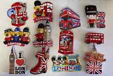 3D Ceramic London British England ICONS Souvenir Fridge Magnets Multipack UK 