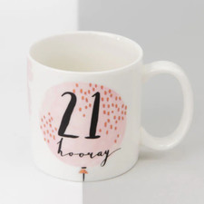 21st Birthday Mug by Luxe