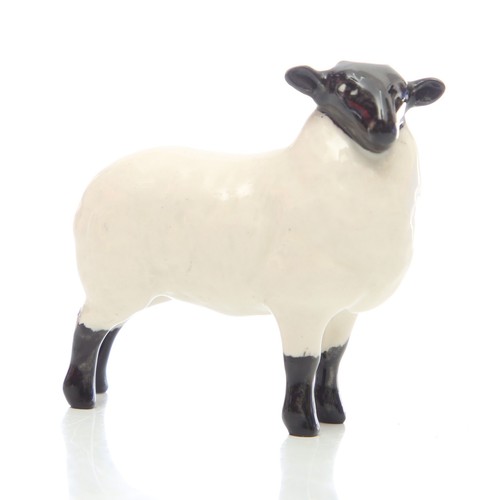 Beswick black faced lamb - black,