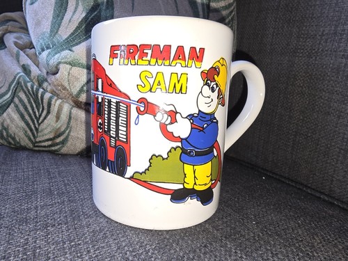 Vintage fireman sam mug - vintage,