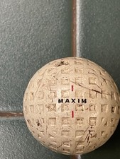 Antique Golf Ball Rare Maxim