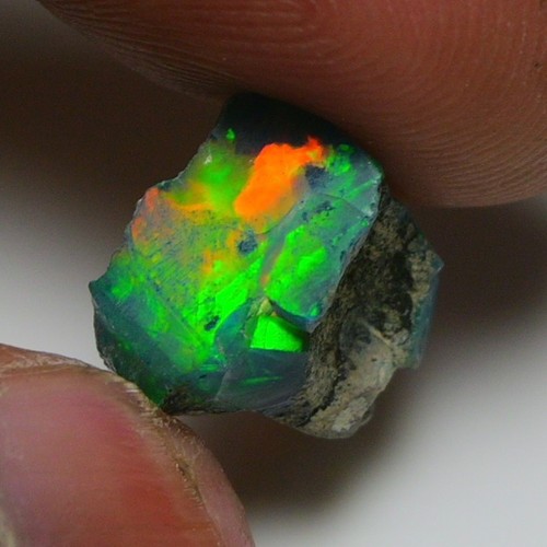 Black opal rough - black, 5.55