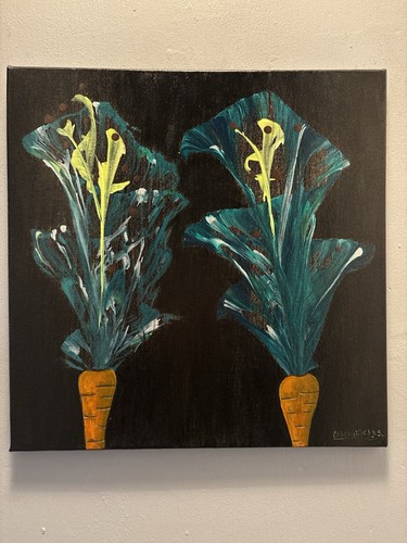 Abstract acrylic painting - acrylic, –