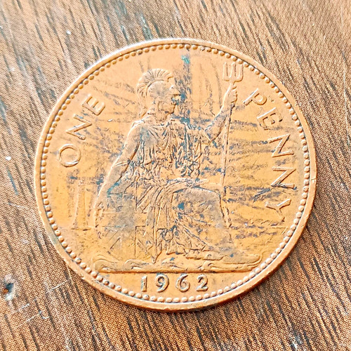 1962 elizabeth penny coin - ii,