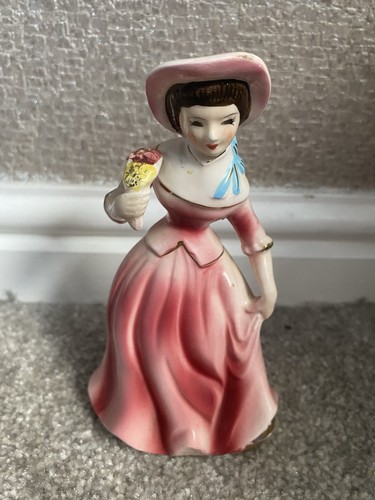 Vintage ceramic lady ornament - vintage,