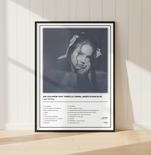 Lana del rey ocean blvd - lana, poster
