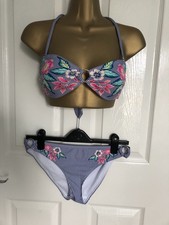Accessorize Bikini Blue Stripe