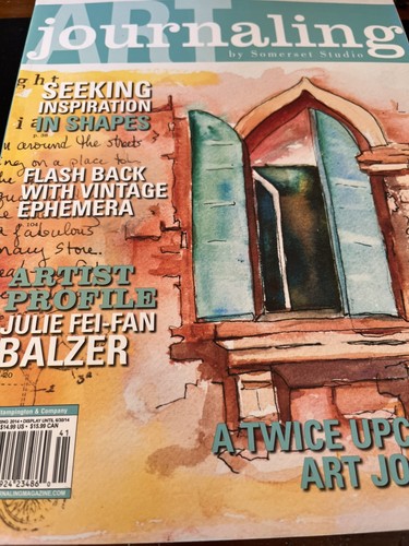 Art journaling magazine spring - art,
