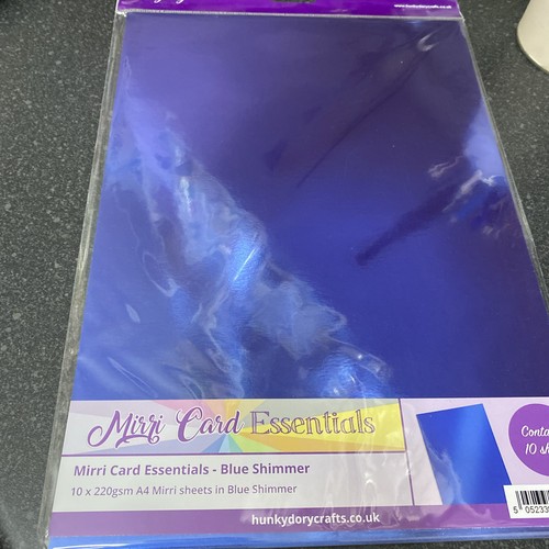 Sheets blue shimmer - 10,