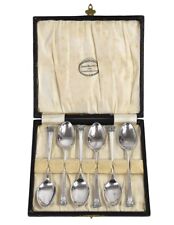 Vintage Boxed A1 Silver Plate James Walker London Teaspoons
