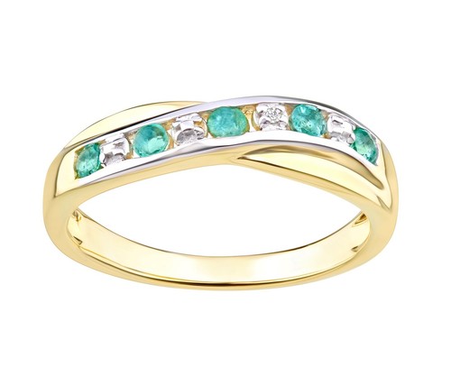 9ct yellow gold silver - on,