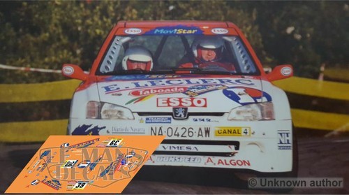 Decals peugeot 106 maxi - maxi, rally