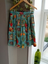 Grace Karin medium Frida Kahlo skirt high waist flared