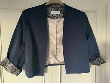Jacques Vert Size 22 Blue Jacket Wedding/Occasion