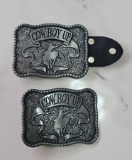 Cow Boy Up-Western Solid Belt Buckle-Horse Riding-Bull Fighter Rodeo-Unisex