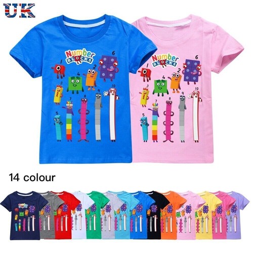 Kids boys number - blocks, print