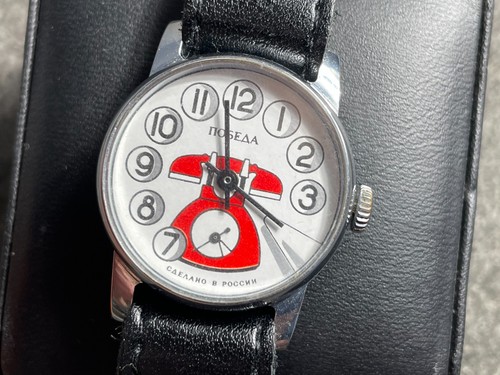 Soviet vintage watch pobeda - soviet,