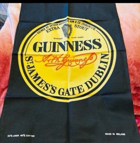 Vintage tea towel guinness - tea,