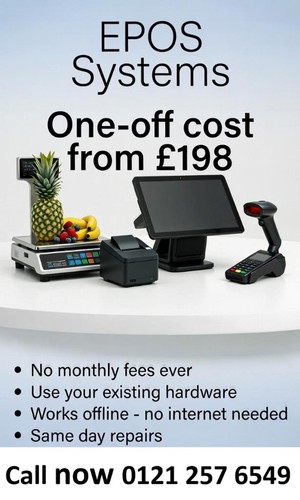 Monthly fees epos pos till - no,