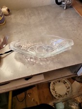 2 Vintage Glass Banana Split