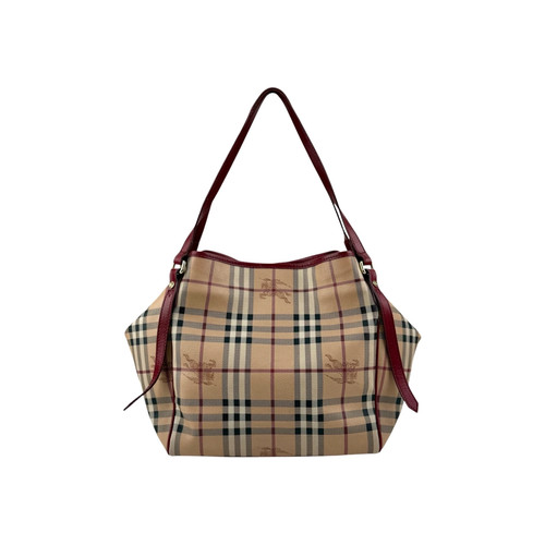 Burberry red leather - red, haymarket