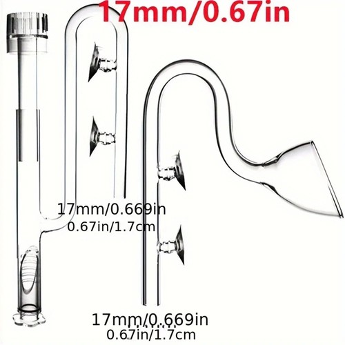 Clear glass lily - clear, pipe