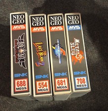 NEO GEO neominibox (4 x BOXES for MVS carts) (not shockbox) EU/USA Labled