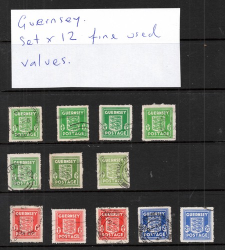 Guernsey war occupation set - war,