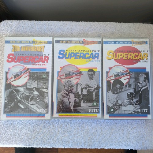 Rare vtg supercar sealed vhs - vtg,