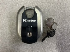 MasterLock Excell Weatherproof Closed Shackle  Disc Lock 60 mm