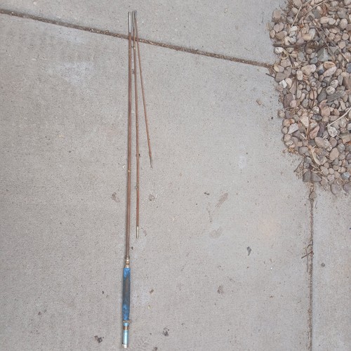 Vintage split bamboo fly rod - fly,