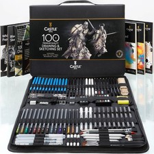 100 Piece Drawing & Sketching