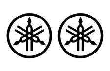 Yamaha logo emblem decal - 2,
