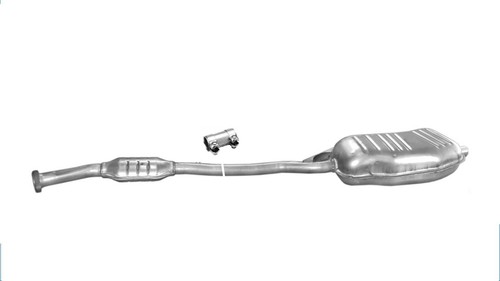 Rear silencer exhaust - exhaust, pipe