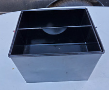 Housekeeping Cleaning Caddy Black Metal Storage with Handle & Removeable Tray