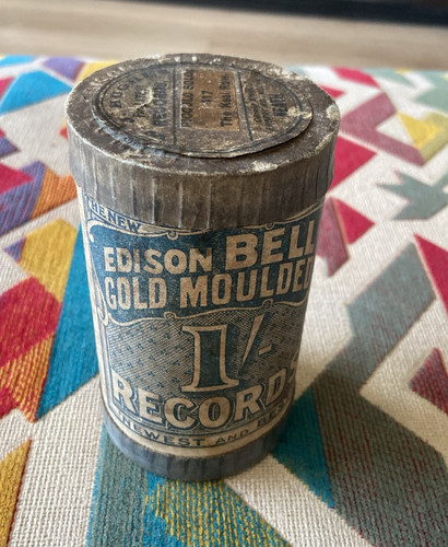 Edison wax cylinder - wax, cylinder,