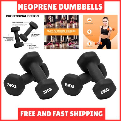 Neoprene dumbbell pair home - neoprene,