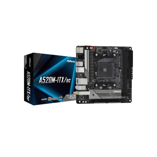 Asrock a520m itx - a520m-itx/ac, amd