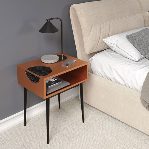 Galaxy metal bedside - metal, table