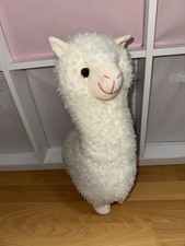 White Alpaca Plush Toy | Jing Guang Soft Toy | Fluffy Llama Teddy
