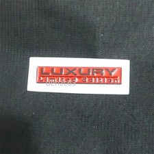 1x Black Red Matte LUXURY