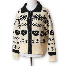 Boutique Size M Black & Cream