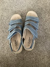 Cotton Traders Ladies Sandals. Size 7 Blue. 