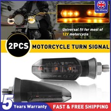 Black Motorcycle LED Mini Turn