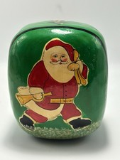 Vtg Hand Painted Paper Mache