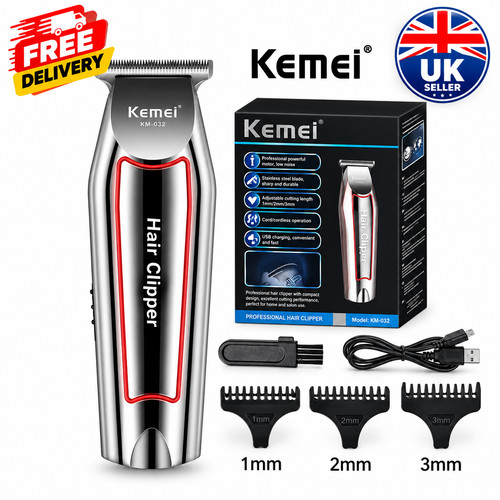 Kemei hair trimmer electric - kemei,