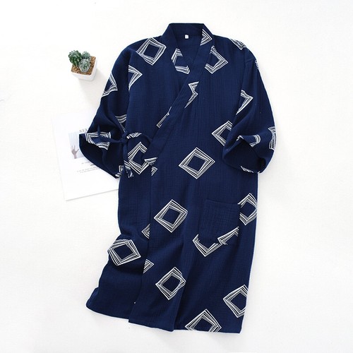 Japanese cotton yukata pajamas - japanese,