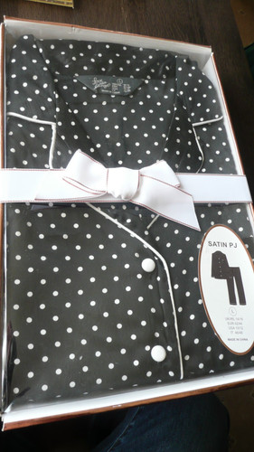 Ladies spotty satin - ladies,