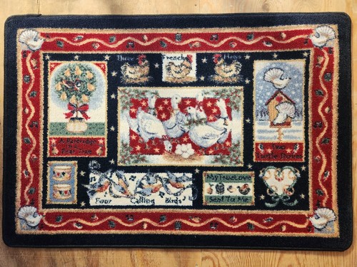 Christmas area rug milliken - area,